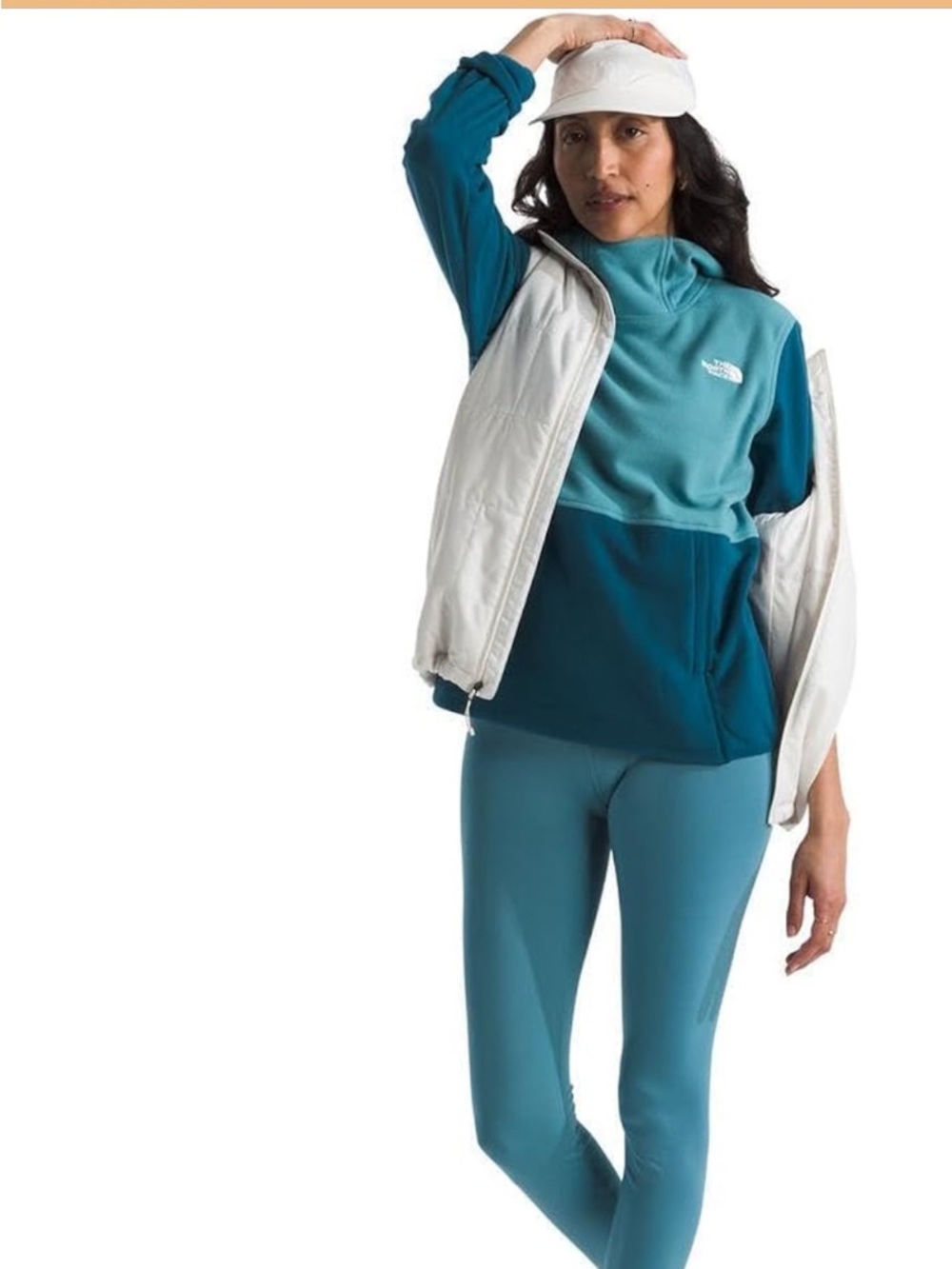 THE NORTH FACE Women's Glacier Fleece Pullover Hoodie - Large - Picture 8 of 8